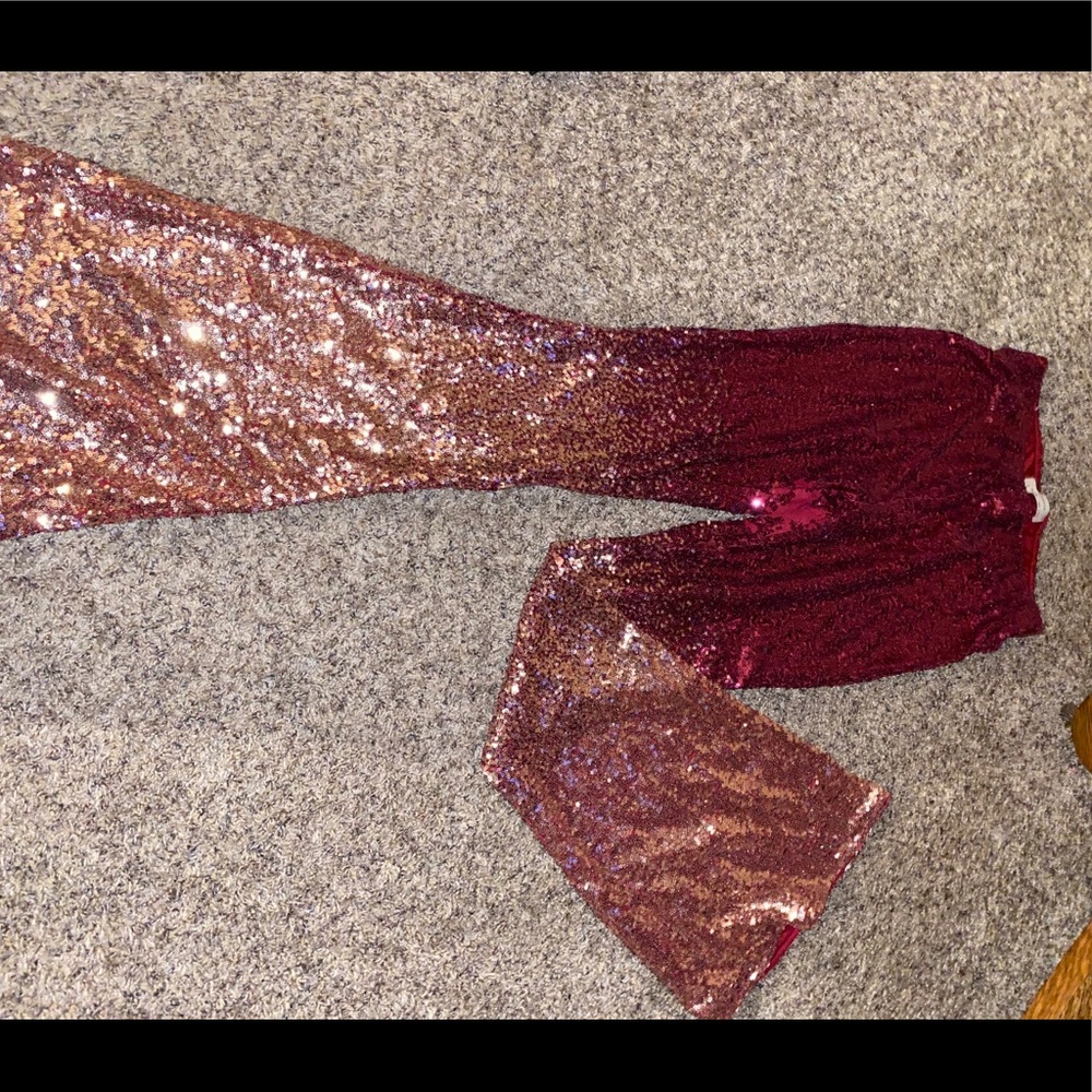 Sparkly pants